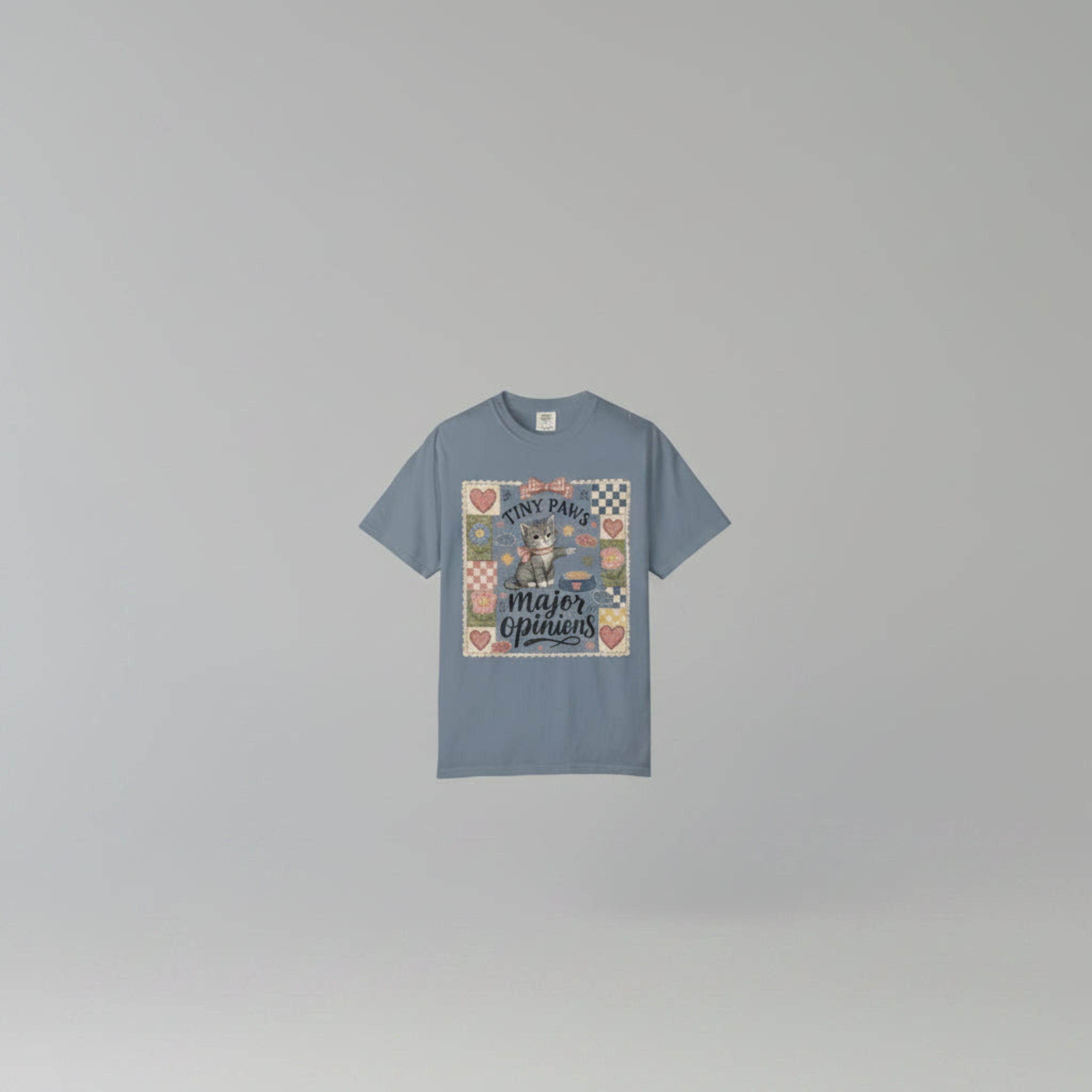 Tiny Paws Major Opinions T-Shirt