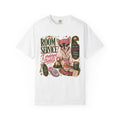 Room Service Treats T‑Shirt — Cute French Bulldog in Robe Graphic Tee