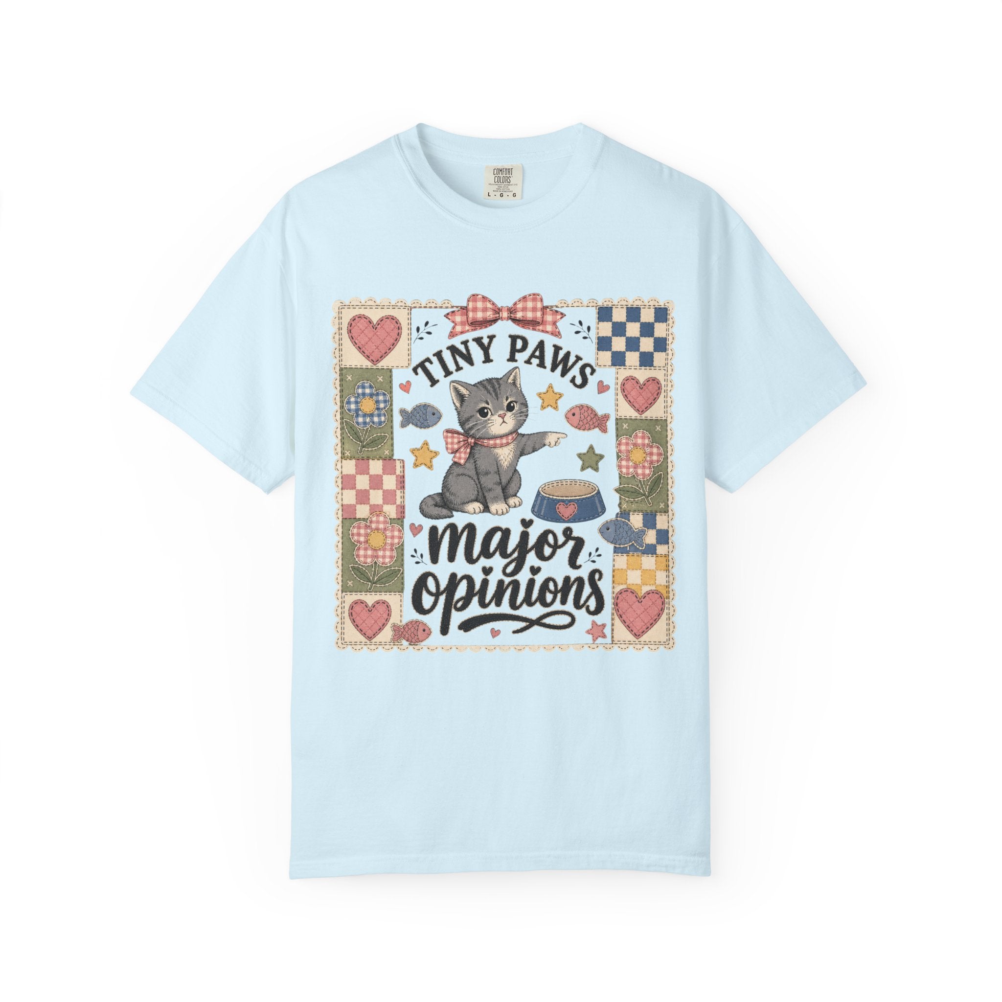 Tiny Paws Major Opinions T-Shirt