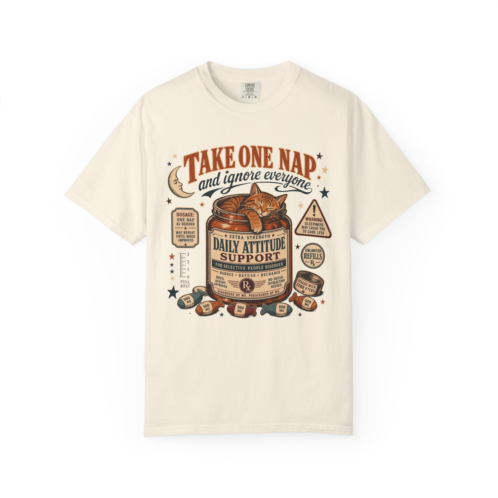 Take One Nap T-Shirt — 'Daily Attitude Support' Funny Sleep Lover Tee