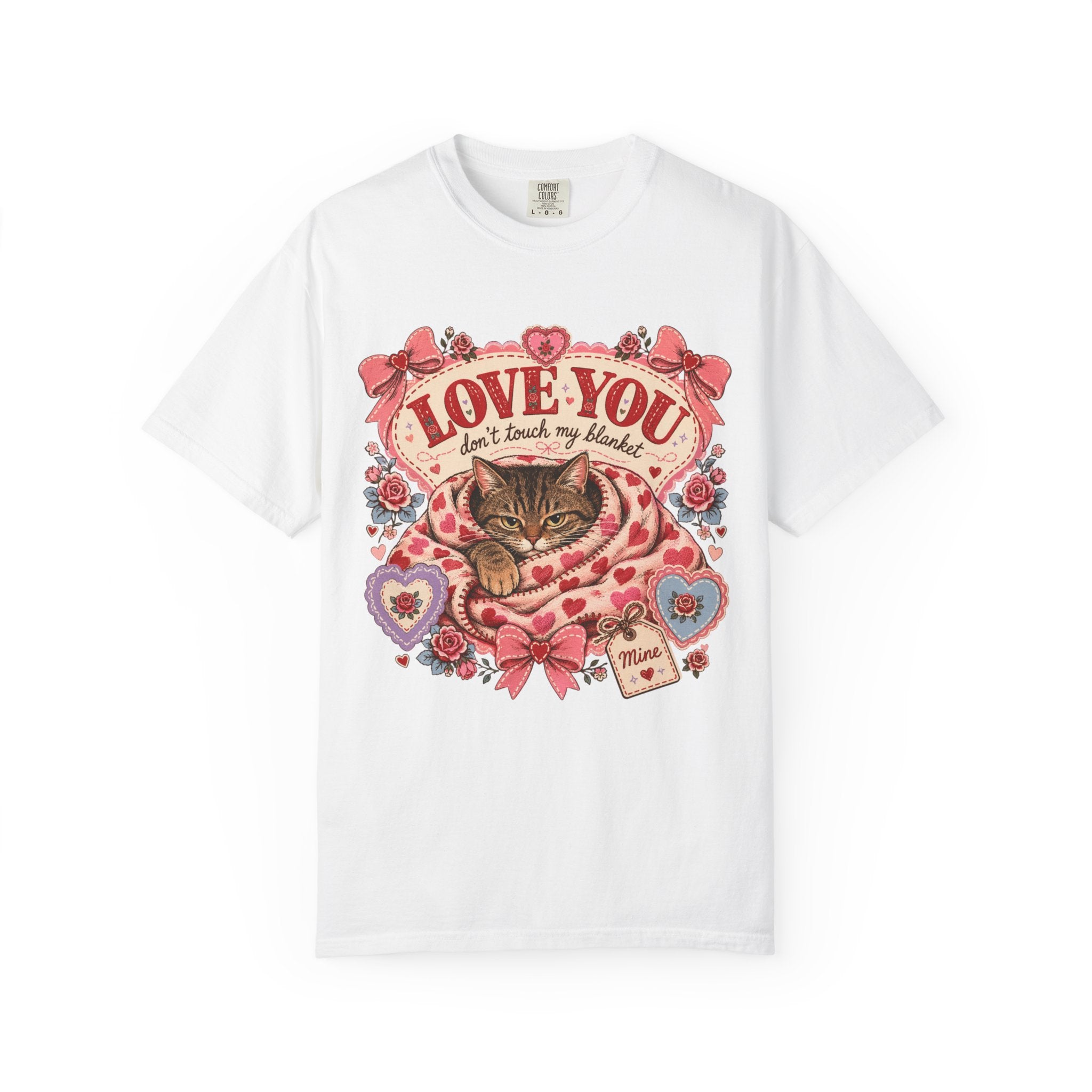 Cat Valentine T-Shirt — "Love You, Don't Break My Heart" Retro Floral Tee