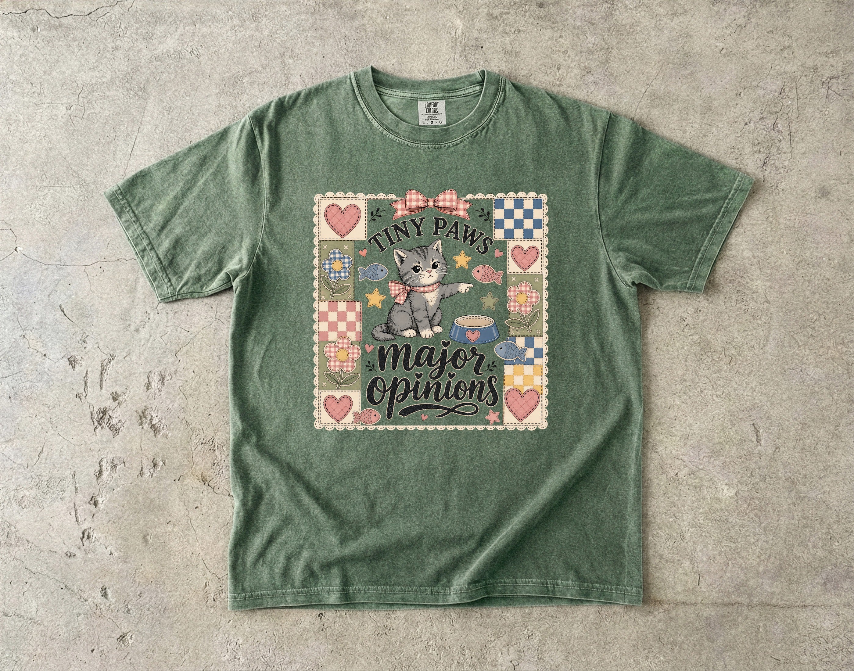 Tiny Paws Major Opinions T-Shirt