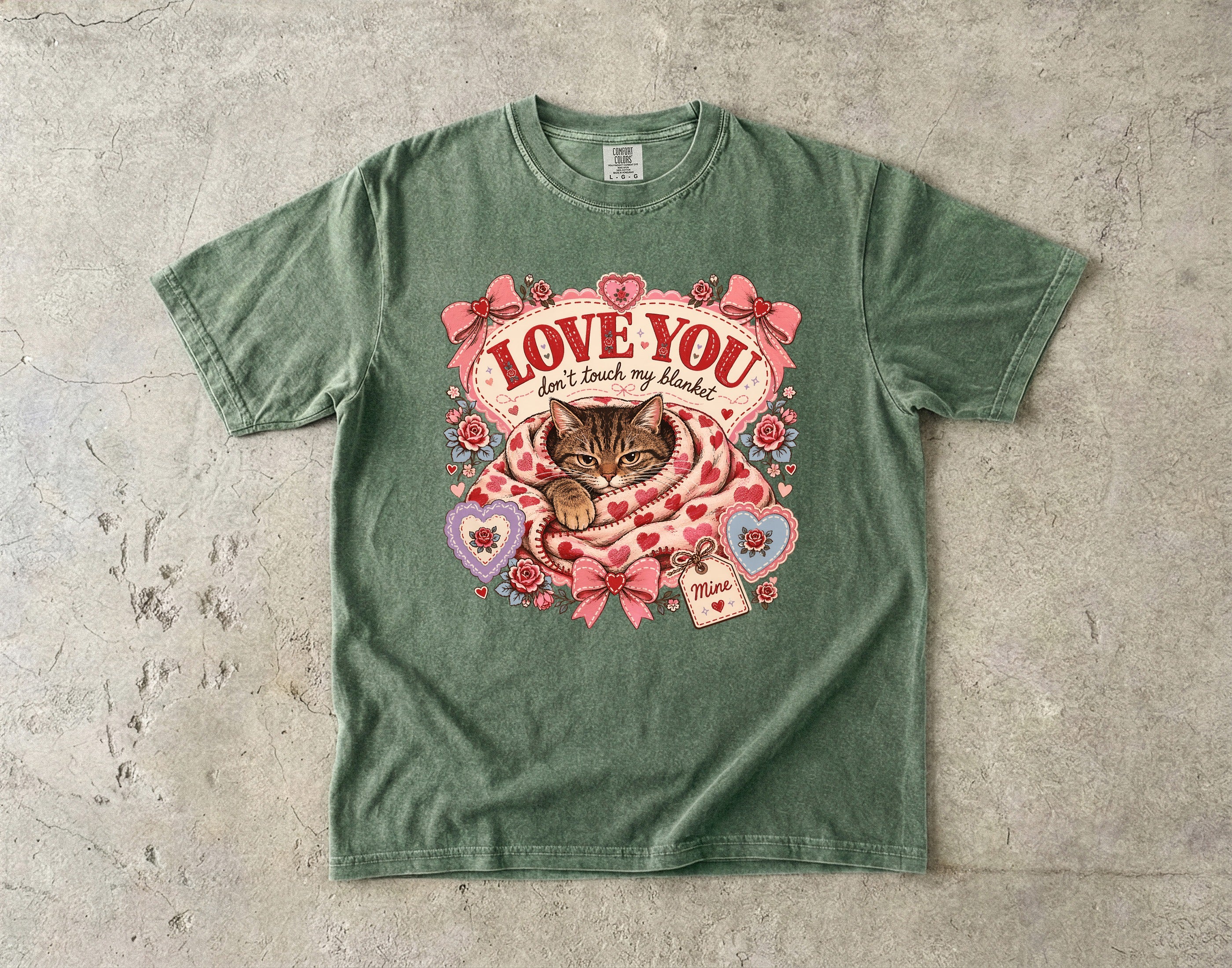 Cat Valentine T-Shirt — "Love You, Don't Break My Heart" Retro Floral Tee