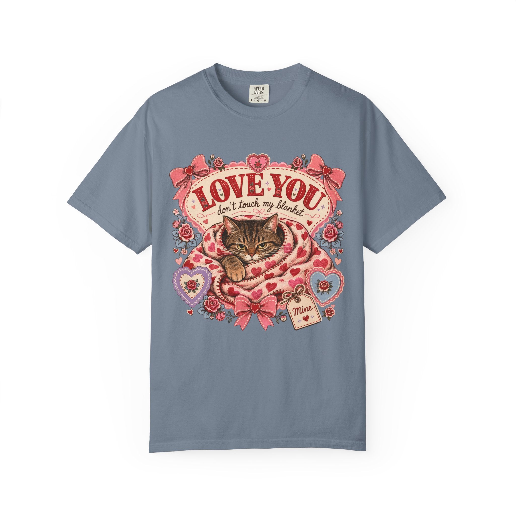 Cat Valentine T-Shirt — "Love You, Don't Break My Heart" Retro Floral Tee
